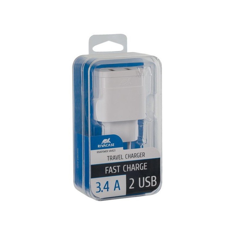 Adaptateur Secteur Rivapower VA4123 W00 EN (2 USB /3.4 A)