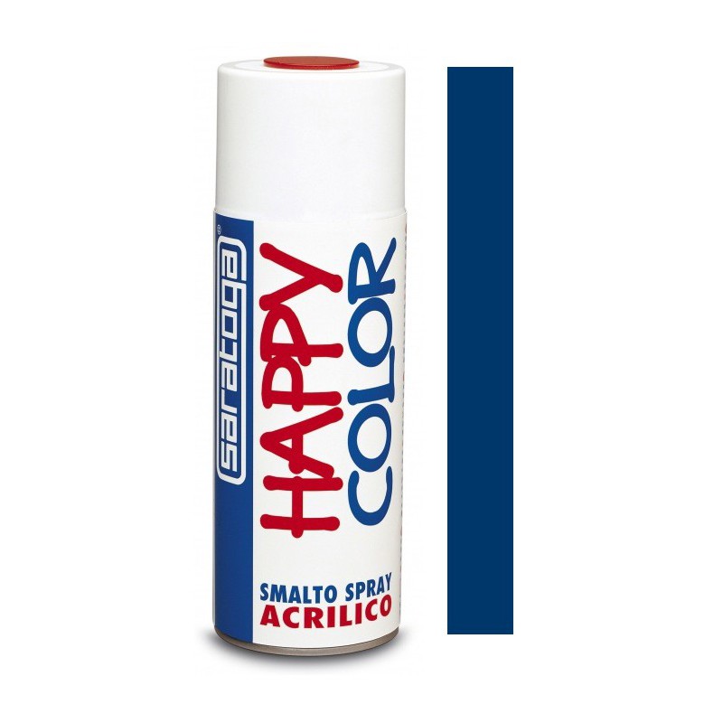 Peinture aérosol brillant Saratoga Happy Color / Bleu Gentiane