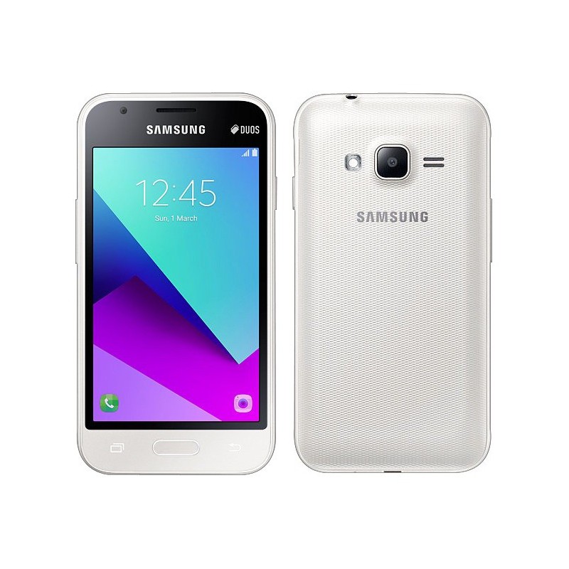 Téléphone Portable Samsung Galaxy J1 Mini Prime / 4G / Double SIM / Blanc + SIM Offerte