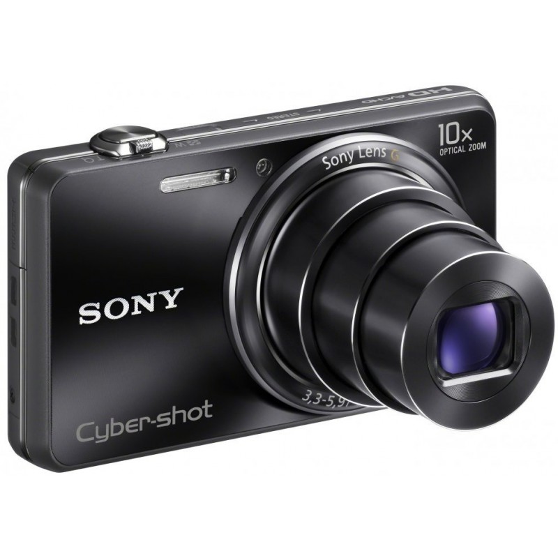 Appareil Photo Sony Cyber Shot WX100 / 18 MP / Noir
