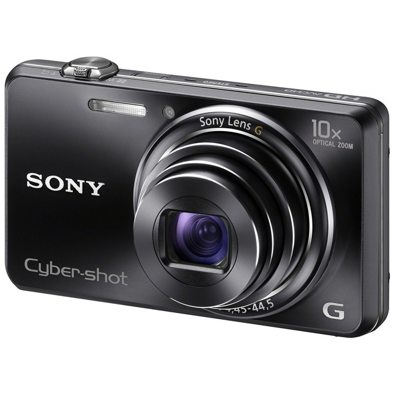 Appareil Photo Sony Cyber Shot WX100 / 18 MP / Noir