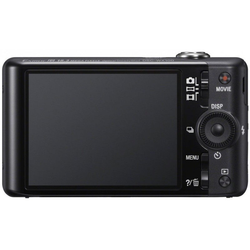Appareil Photo Sony Cyber Shot WX100 / 18 MP / Noir
