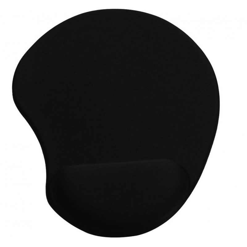 Tapis De Souris Avec Repose-poignet Crystal Gel Noir
