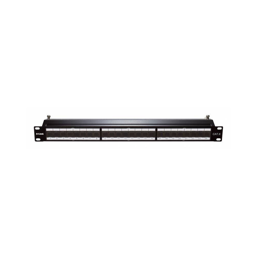 Panneau de brassage D-Link 24 Ports Cat 6 Blindé KEYSTONE
