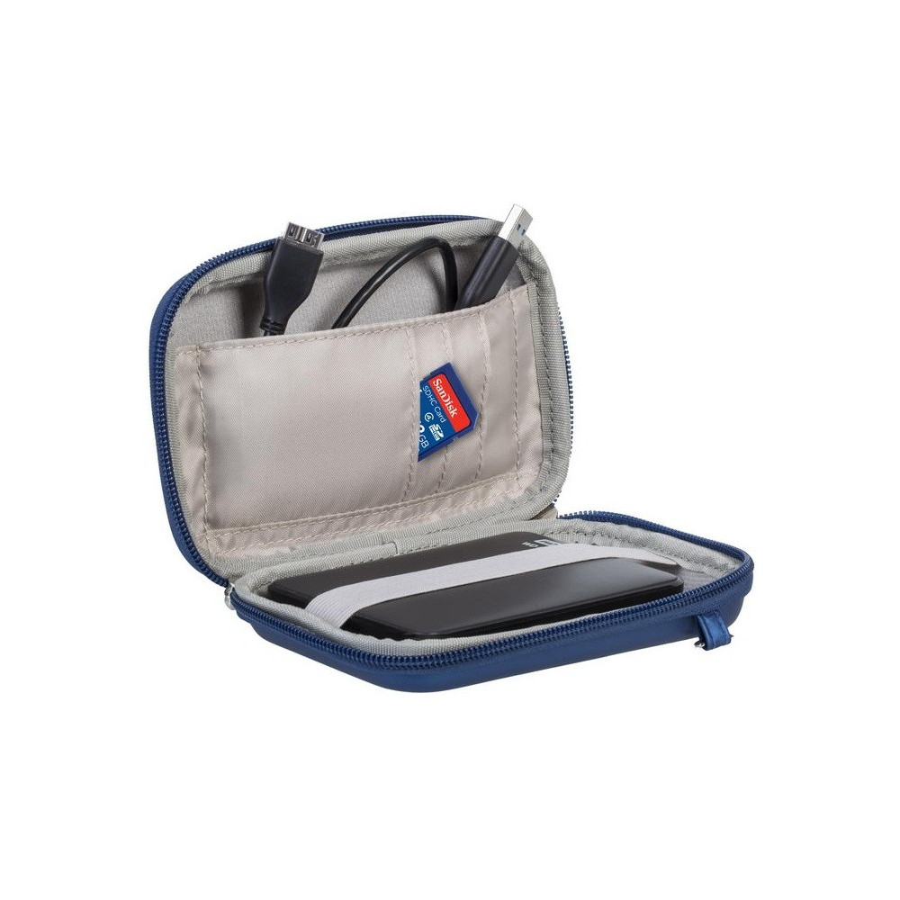 Sacoche Rivacase Pour Disque Dur 2.5"/4.3" Bleu