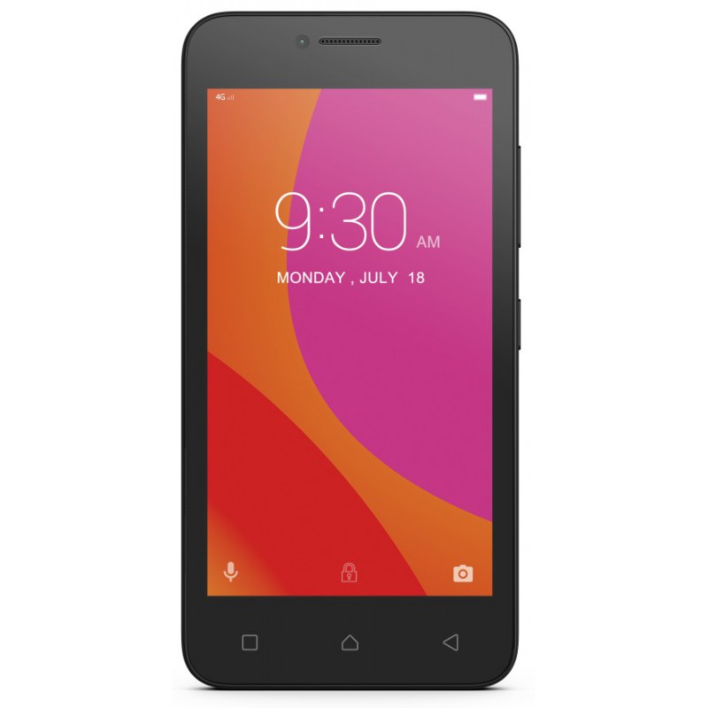 Téléphone Portable Lenovo A1000 / Double SIM / Noir + SIM Offerte