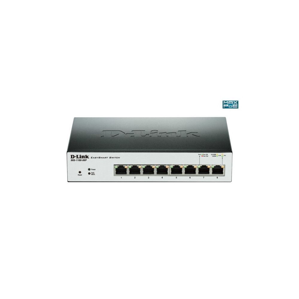Switch Gigabit EasySmart 8 ports 10/100/1000 mbps