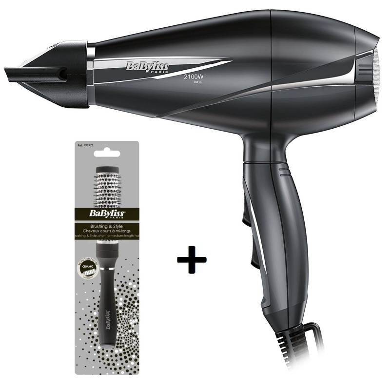 Sèche Cheveux Babyliss Pro Light 2100W + Brosse Brushing 28mm