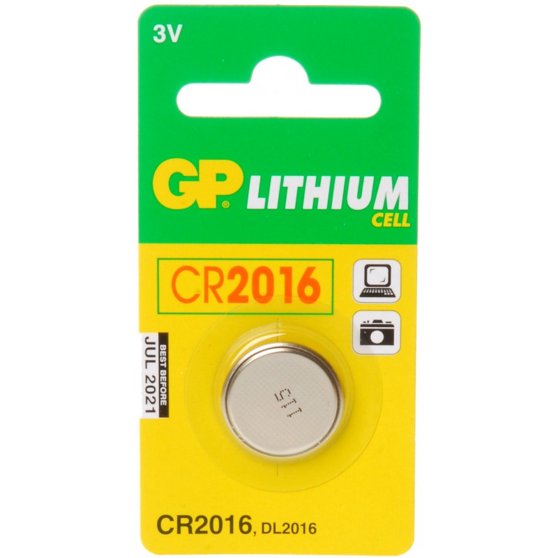 Pile Bouton GP Lithium 3V CR2016