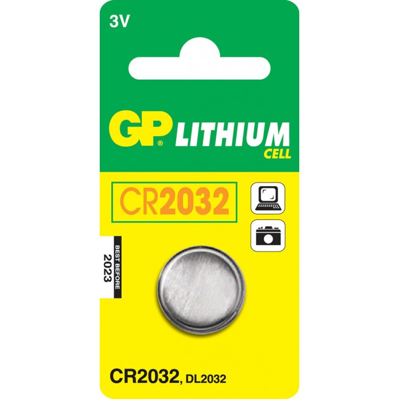 Pile Bouton GP Lithium 3V CR2032