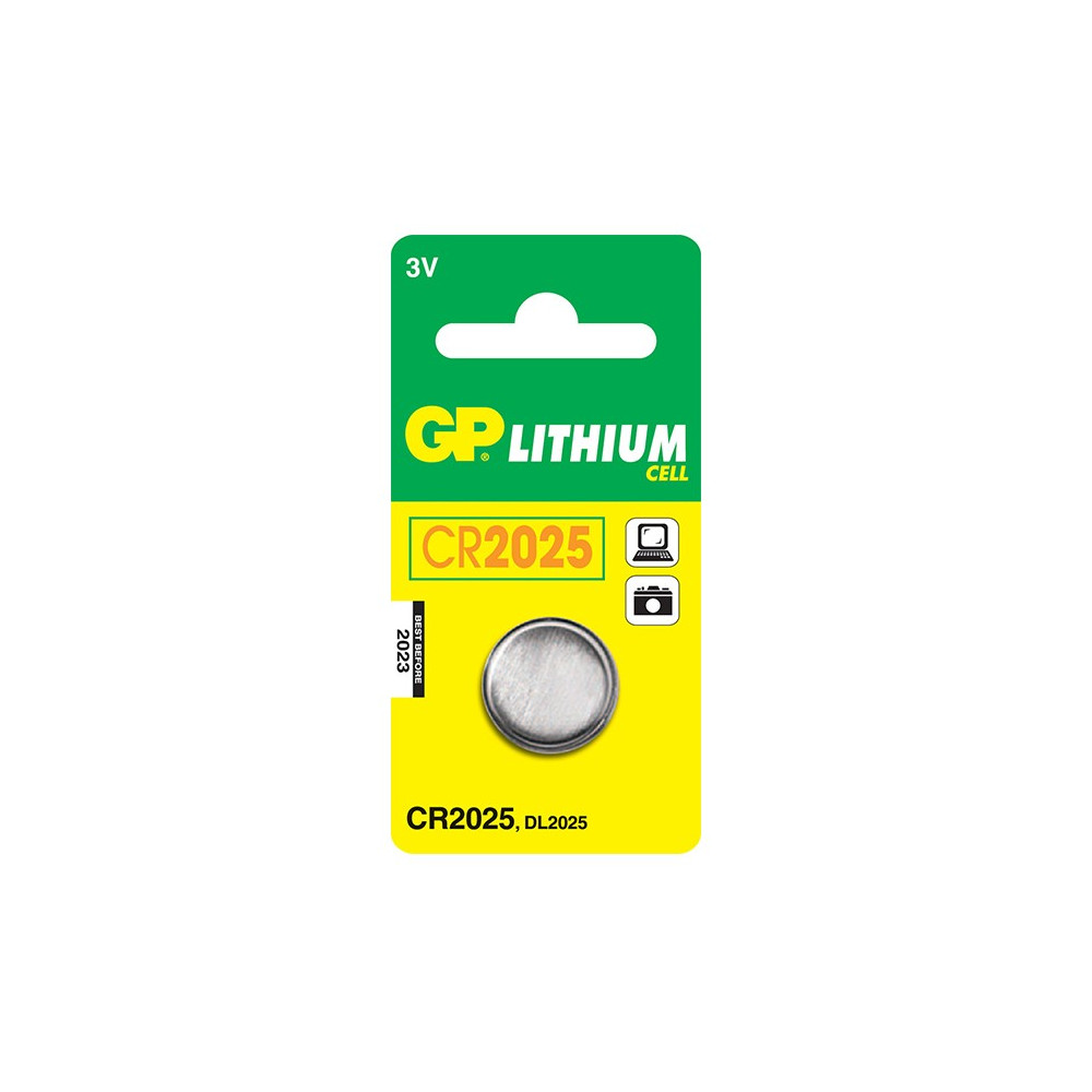 Pile Bouton GP Lithium 3V CR2025