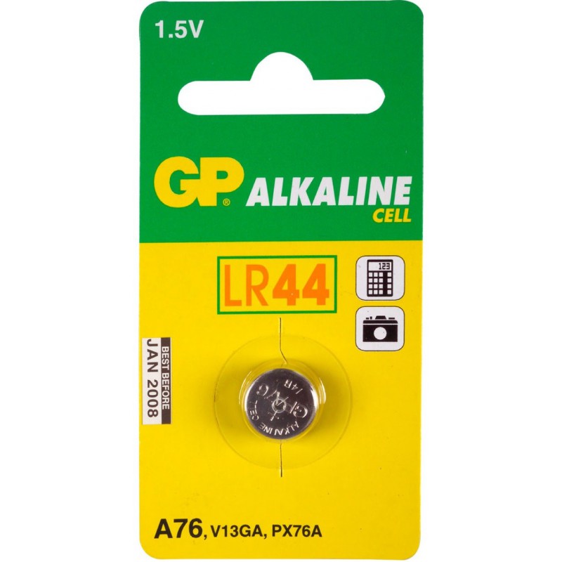 Pile Bouton GP Alkaline A76 LR44