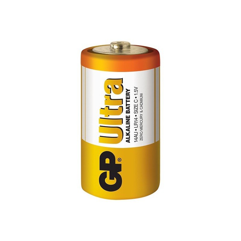 Slide  #1 2x Piles GP Ultra Alcaline C LR14