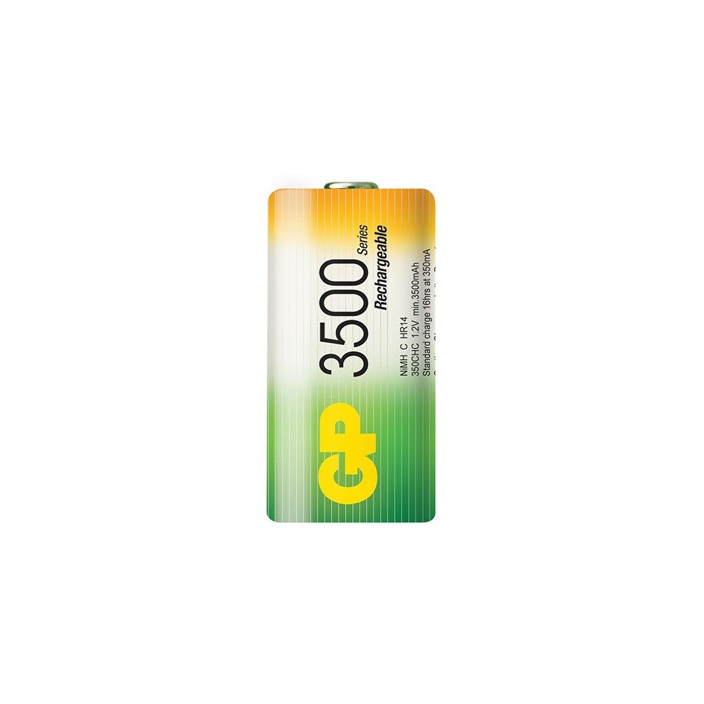 2x Piles GP Rechargeable NiMH C 3500 Series 3500 mAh