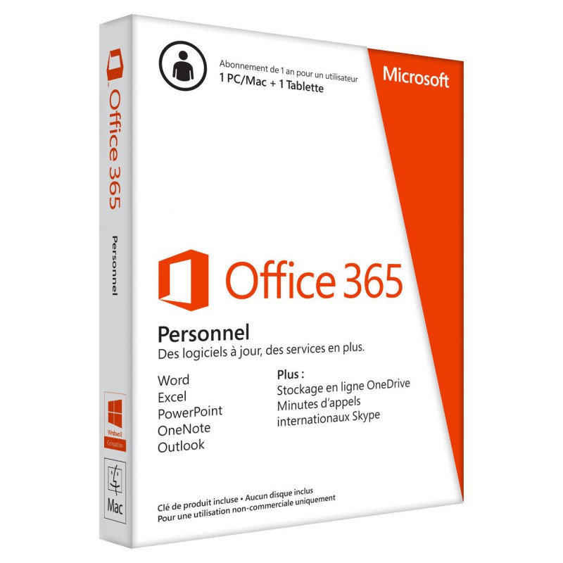 Microsoft Office 365 Personnel 32/64 / Français