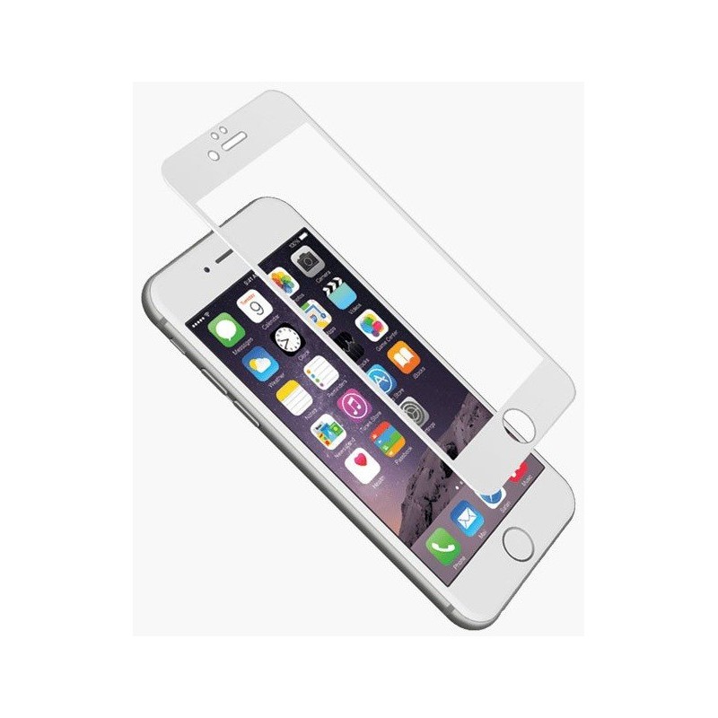 Protection Écran Cygnett AeroCurve Verre Trempé pour iPhone 6 / 6s / Blanc
