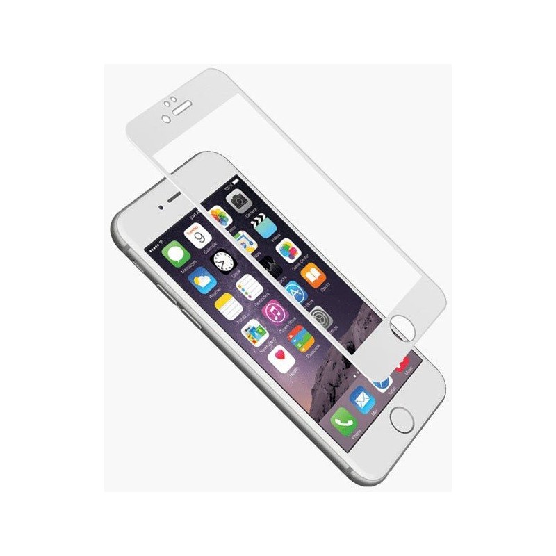 Protection Écran Cygnett AeroCurve Verre Trempé pour iPhone 6 Plus / 6s Plus / Blanc