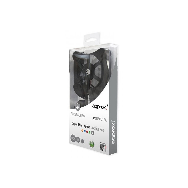 Support de refroidissement d’ordinateur portable Noir