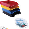 Corbeille à courrier en plastique 450 / Transparent