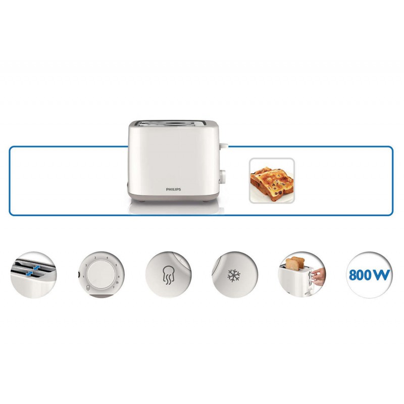 Grille-pain Philips Daily Collection 800 W