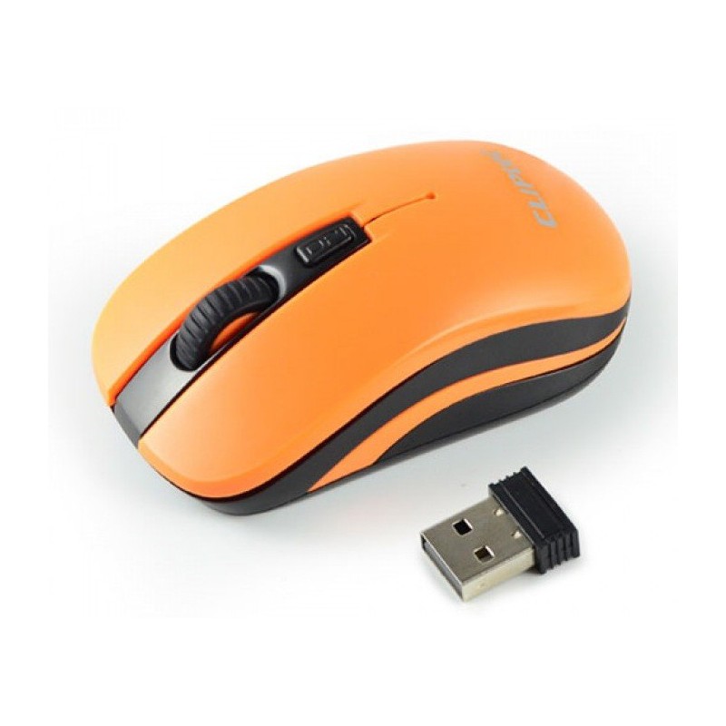 Souris Optique Sans Fil CLiPtec VIVID RZS848 / Orange