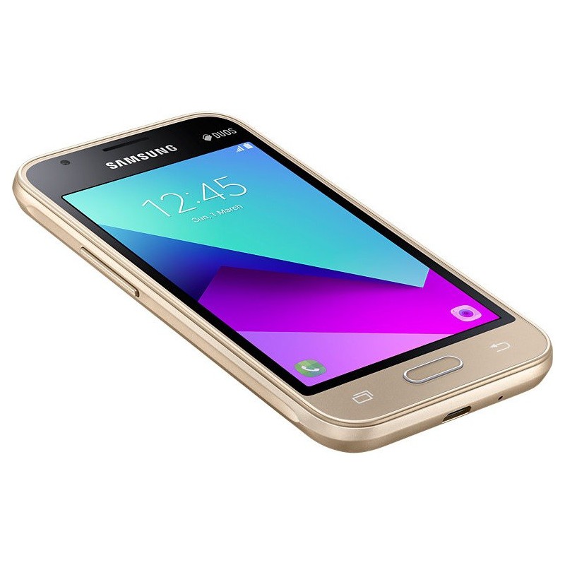 Téléphone Portable Samsung Galaxy J1 Mini Prime / 4G / Double SIM / Blanc + SIM Offerte