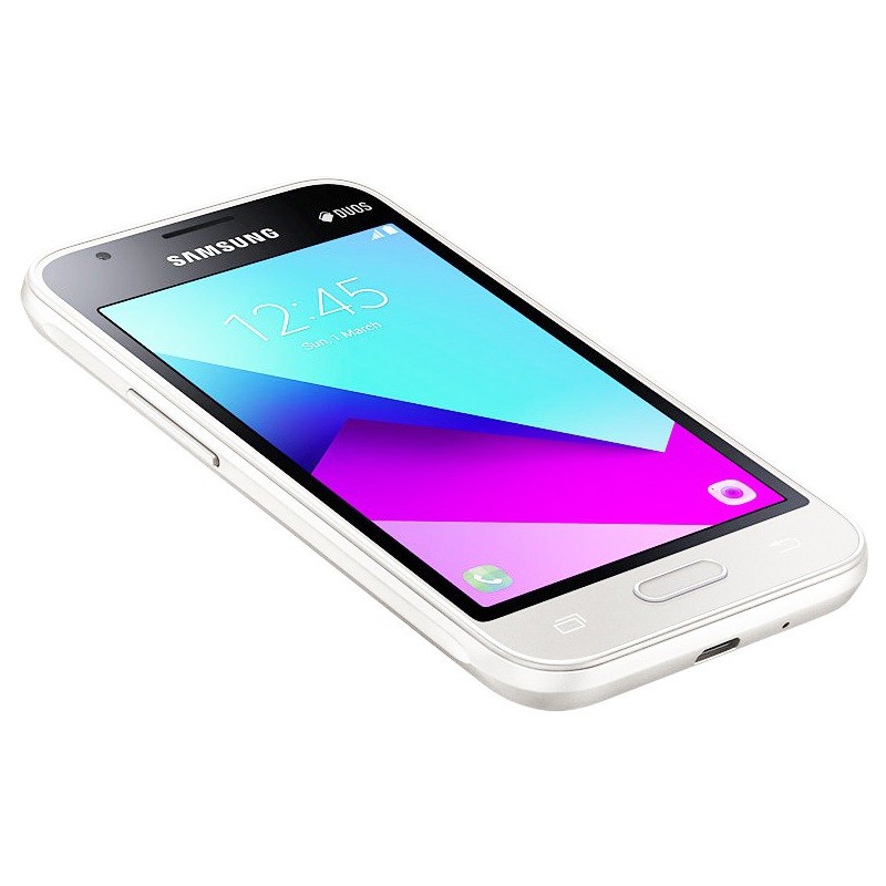 Téléphone Portable Samsung Galaxy J1 Mini Prime / 4G / Double SIM / Blanc + SIM Offerte