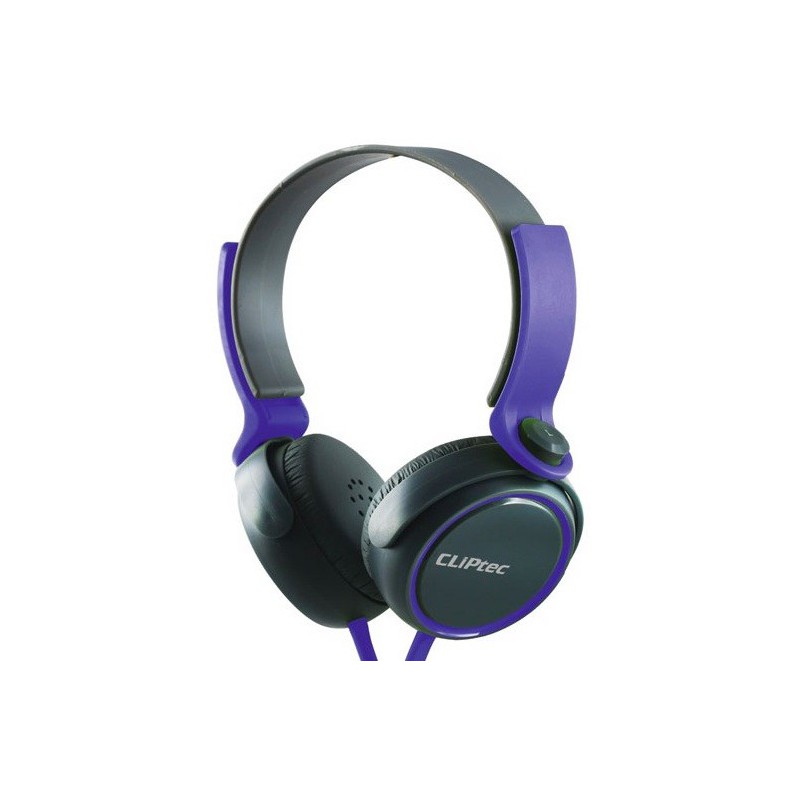 Casque stéréo Multimédia Cliptec URBAN ROXX BMH834 / Violet Casque stéréo Multimédia Cliptec URBAN ROXX BMH834 / Violet