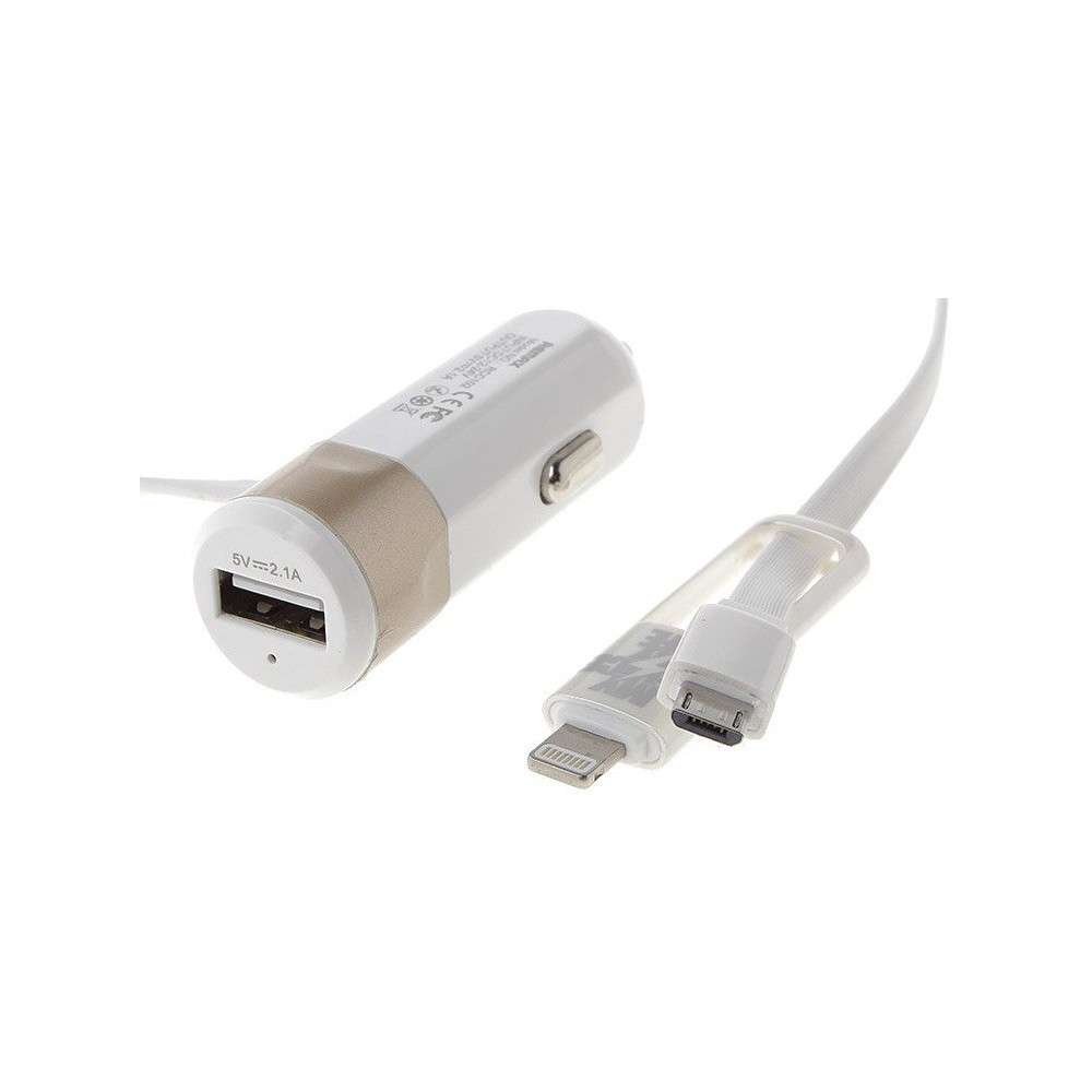 Chargeur Allume Cigare avec Cable 2en1 Remax RCC102
