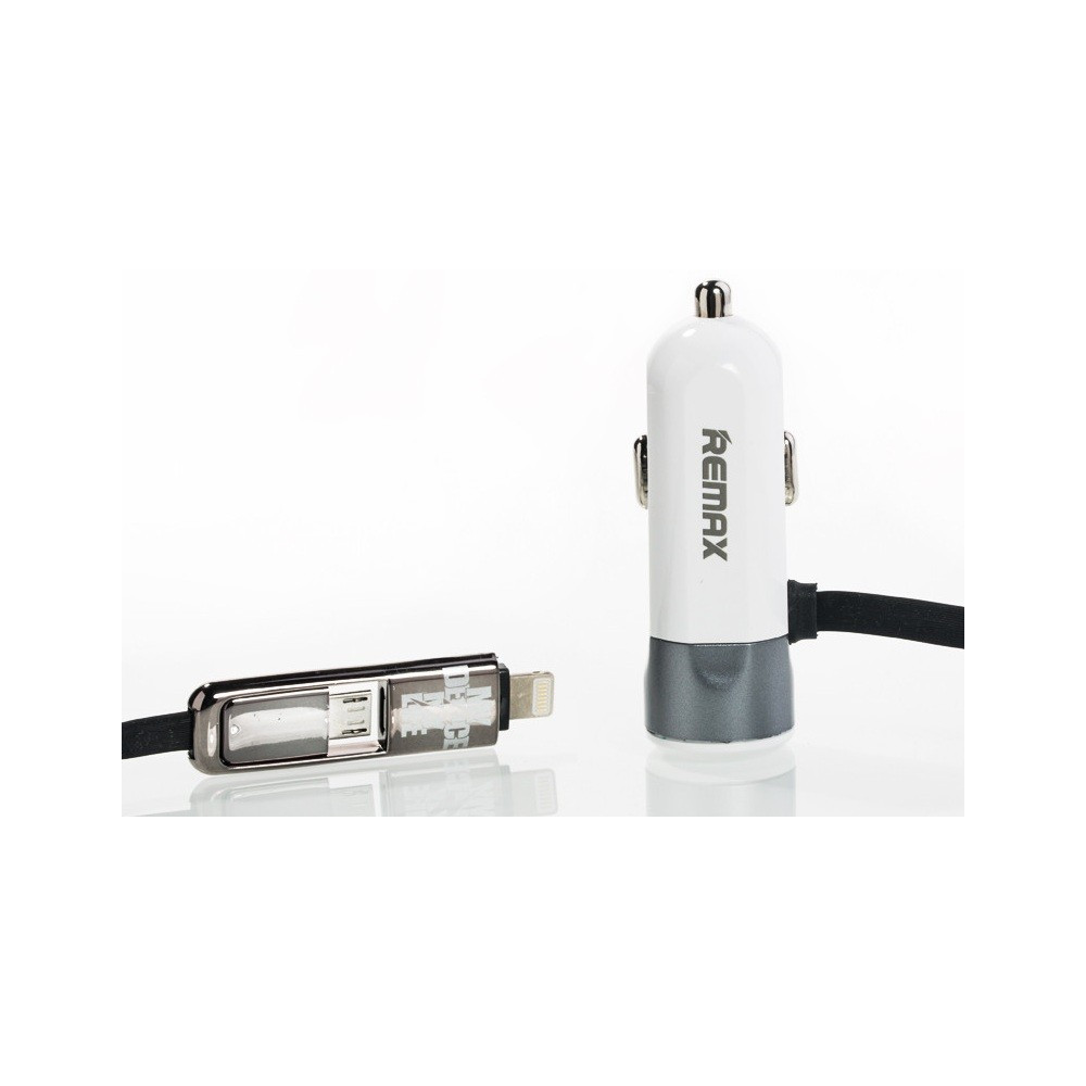 Chargeur Allume Cigare avec Cable 2en1 Remax RCC102