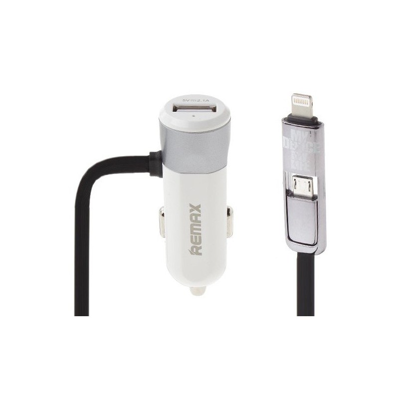 Chargeur Allume Cigare avec Cable 2en1 Remax RCC102