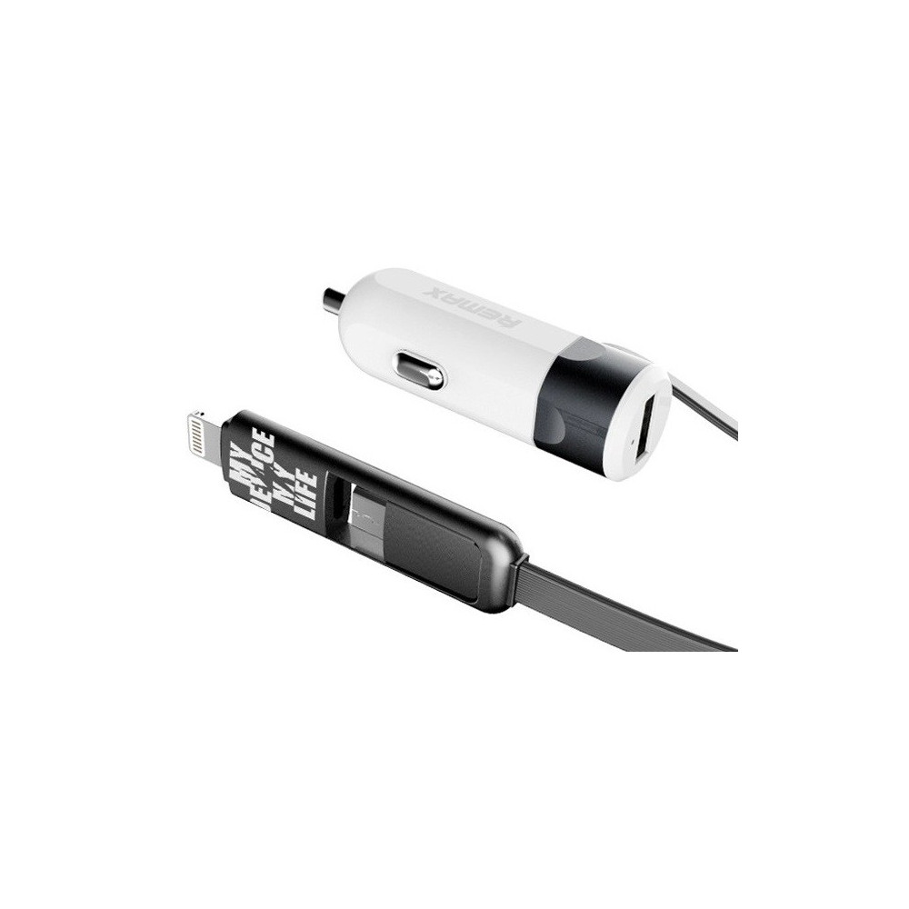 Chargeur Allume Cigare avec Cable 2en1 Remax RCC102