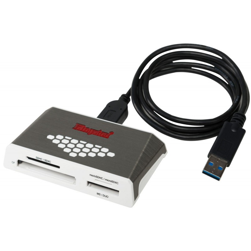 Lecteur de cartes Cliptec 6 Fentes USB 2.0 / Noir