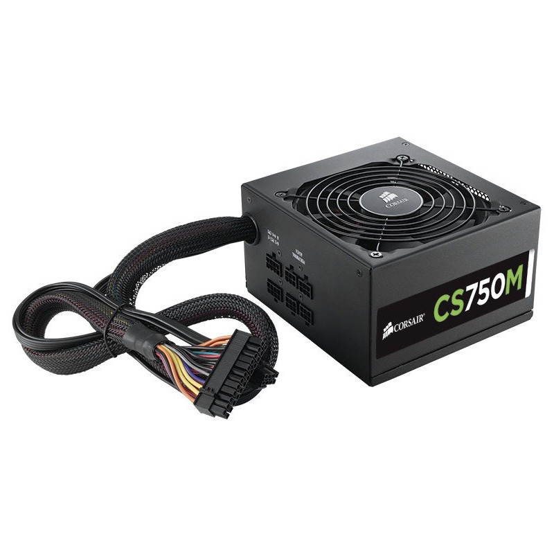 Boite d'alimentation Corsair AX760 80PLUS Platinum Modulaire Semi-passive 760W