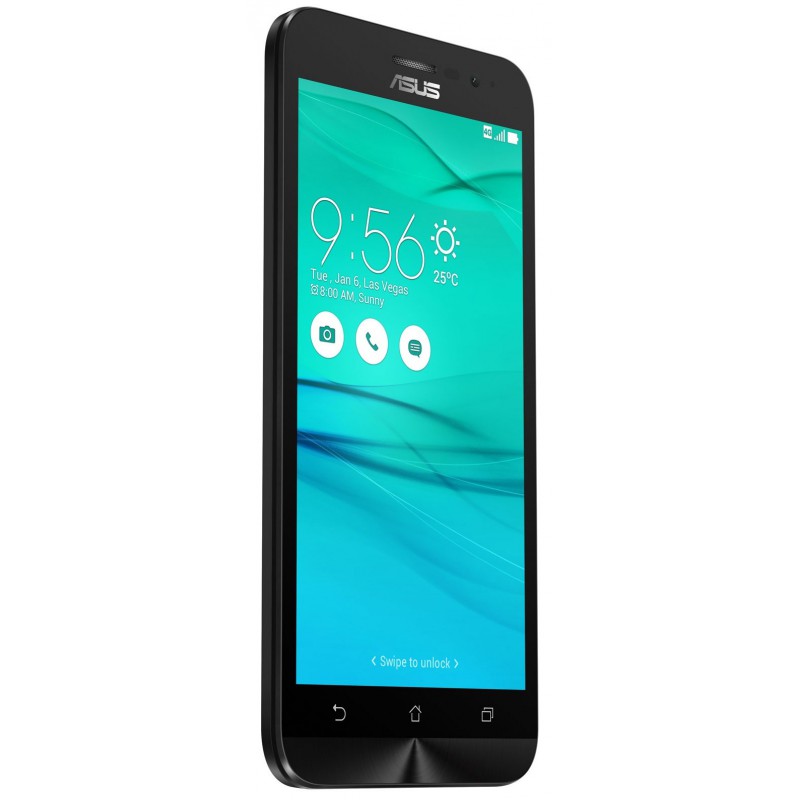 Téléphone Portable Asus ZenFone Go / 4G / Double SIM / Noir + SIM Offerte