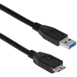 Câble USB 3.0 Mâle/Mâle - 0.5 m