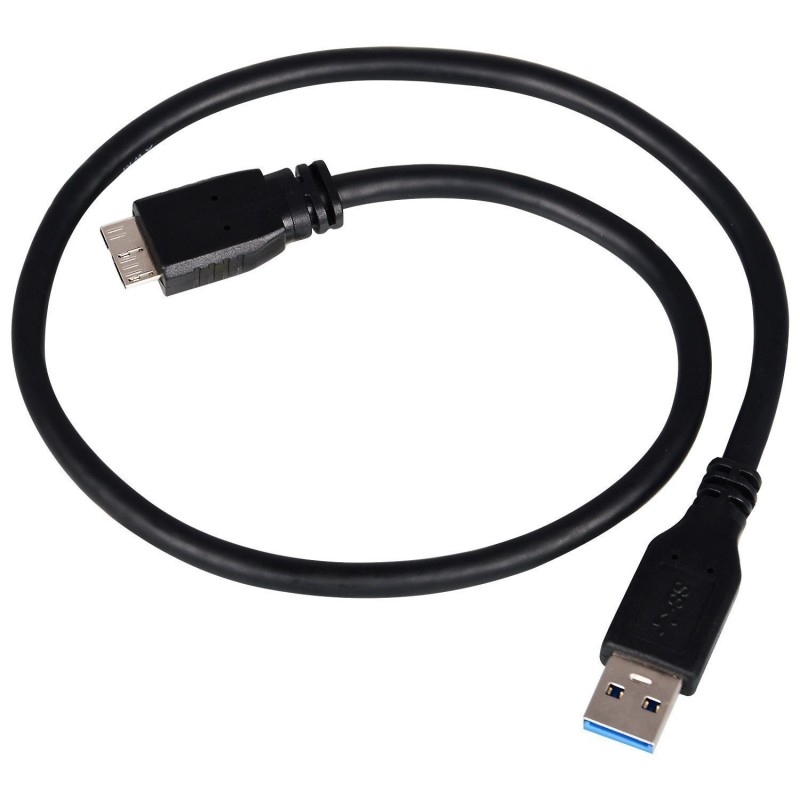 Câble USB 3.0 Mâle/Mâle - 0.5 m