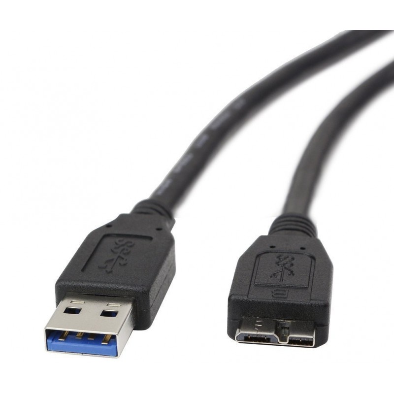 Câble USB 3.0 Mâle/Mâle - 0.5 m