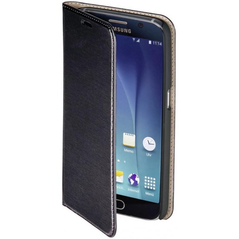 Etui Cover Flip Puro Booklet Crystal pour Samsung Galaxy S7 Edge / Noir