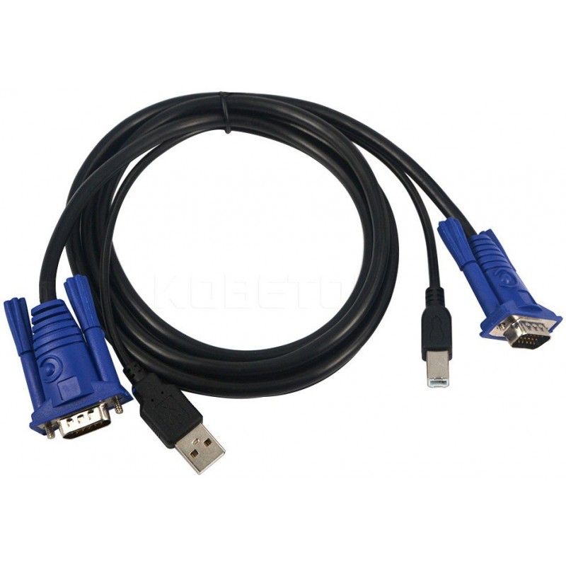Câble pour Switch KVM VGA avec USB 2 en 1