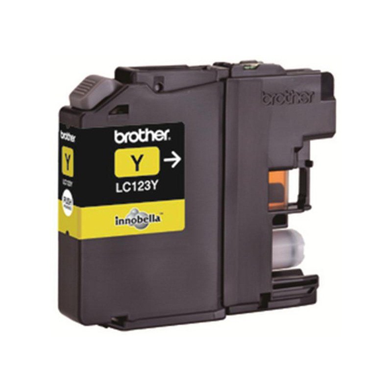 Cartouche adaptable Brother LC123 Yellow