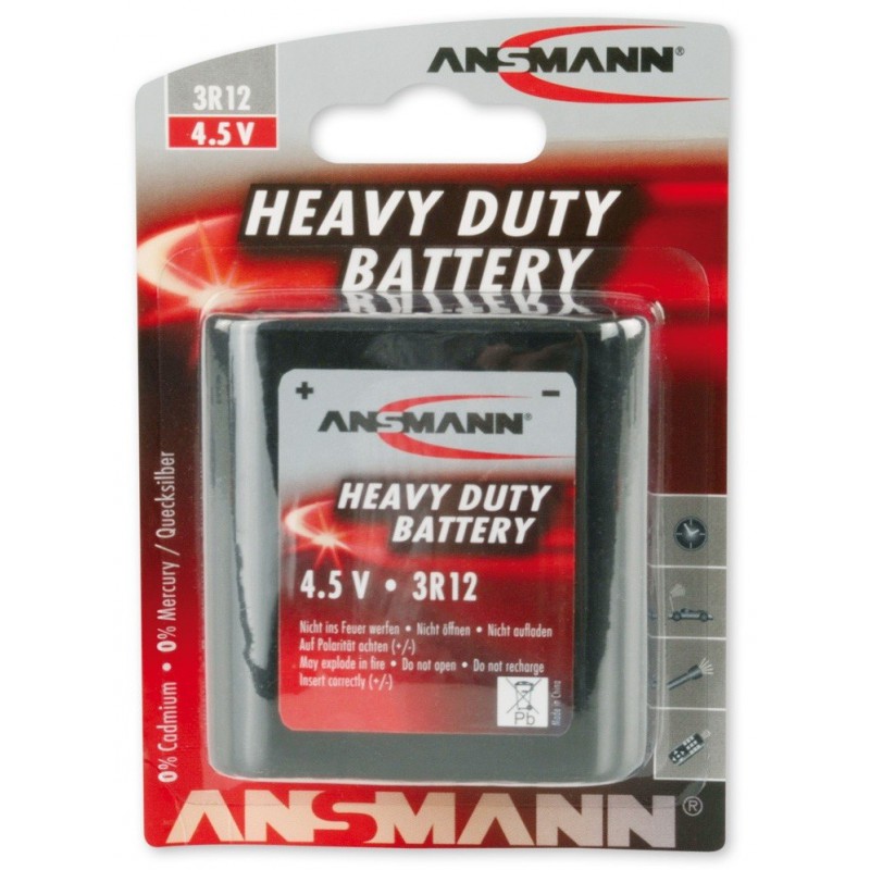 Pile Ansmann Zinc-carbon 3R12 / 4.5V 2000mAh