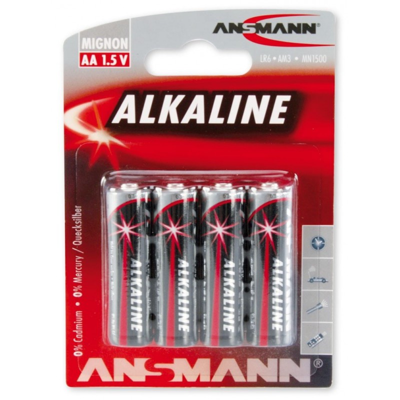 Baterii AA 1.6 V reincarcabile 2500 mWh, CLDP, Zi-Ni, durata lunga de Baterii AA 1.6 V reincarcabile 2500 mWh, CLDP, Zi-Ni, durata lunga de