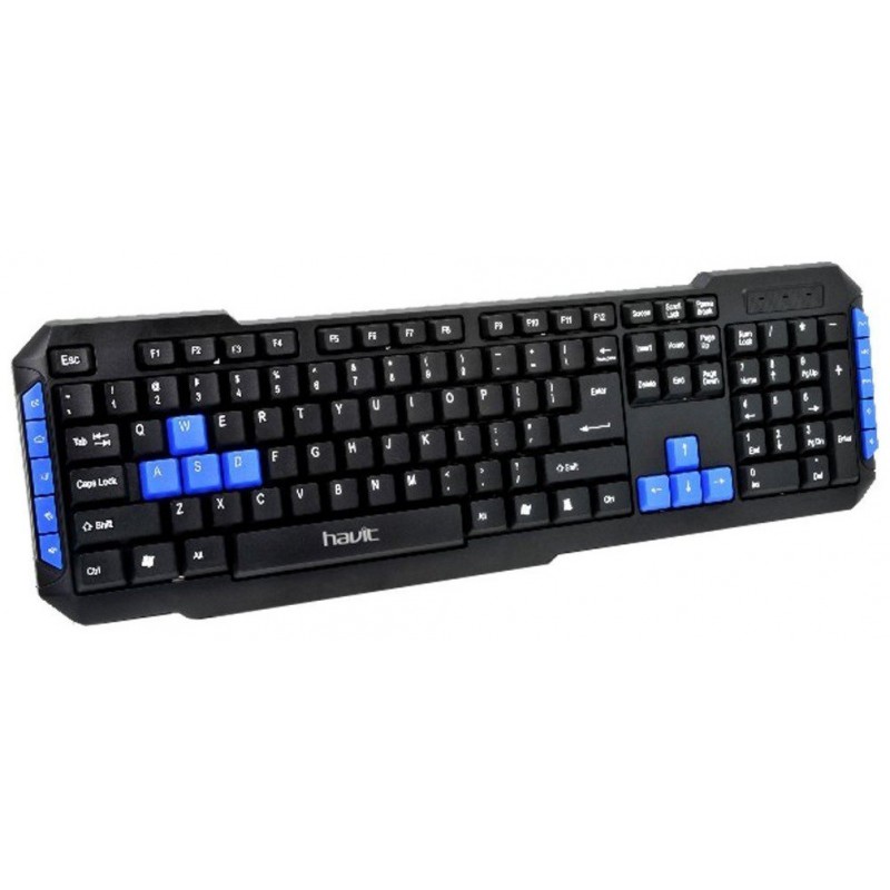 Clavier USB Multimédia Bilingue Havit HV-KB312 USB