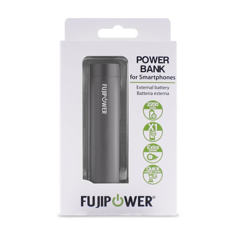 Power Bank FujiPower 2200 mAh / Noir
