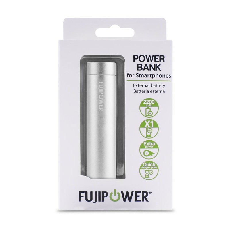 Power Bank FujiPower 2200 mAh / Silver