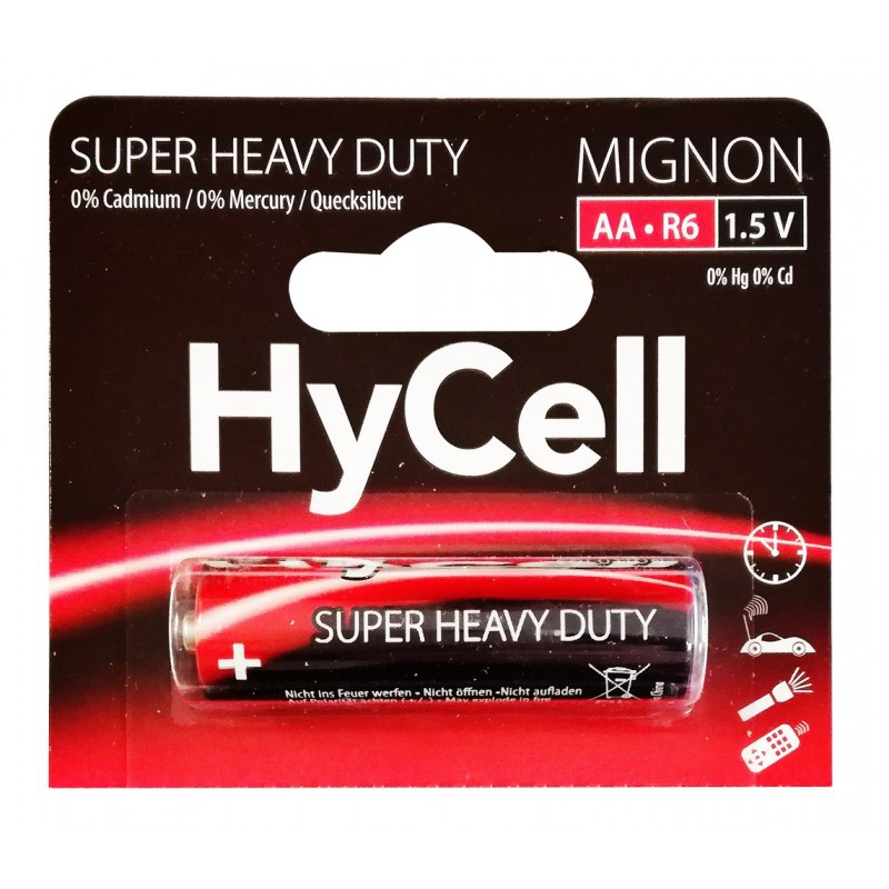 Piles Carbone-zinc R6 1,5 V, Présentées Dans Un Paquet