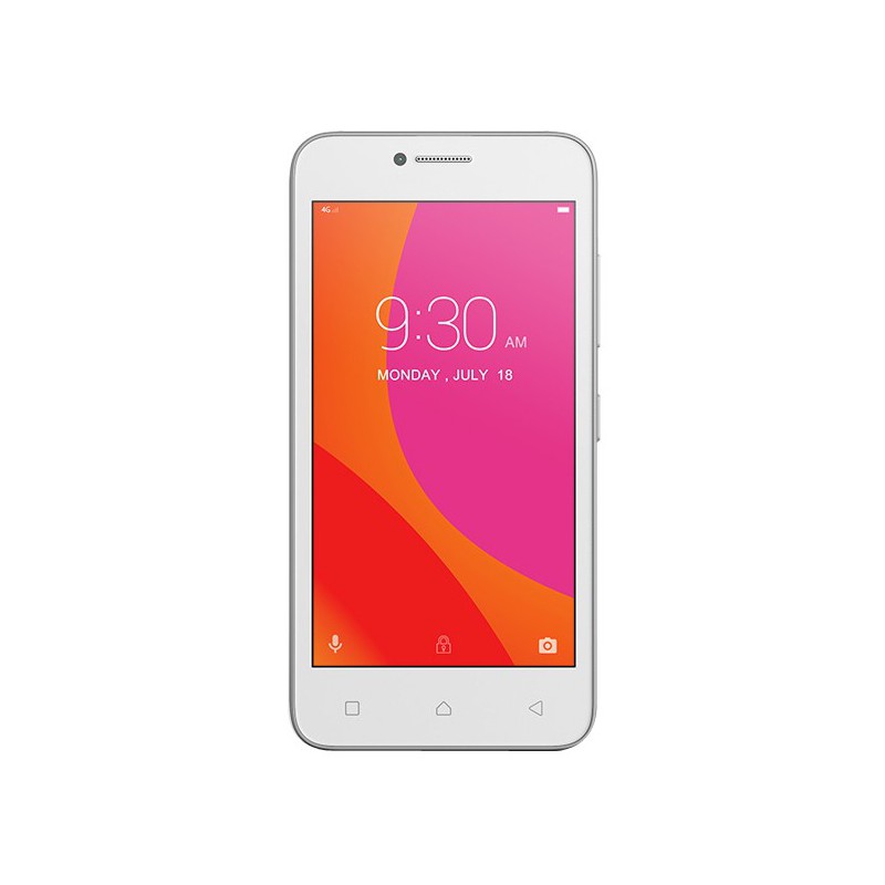 Téléphone Portable Lenovo B A2016 / 4G / Double SIM / Blanc + SIM Offerte