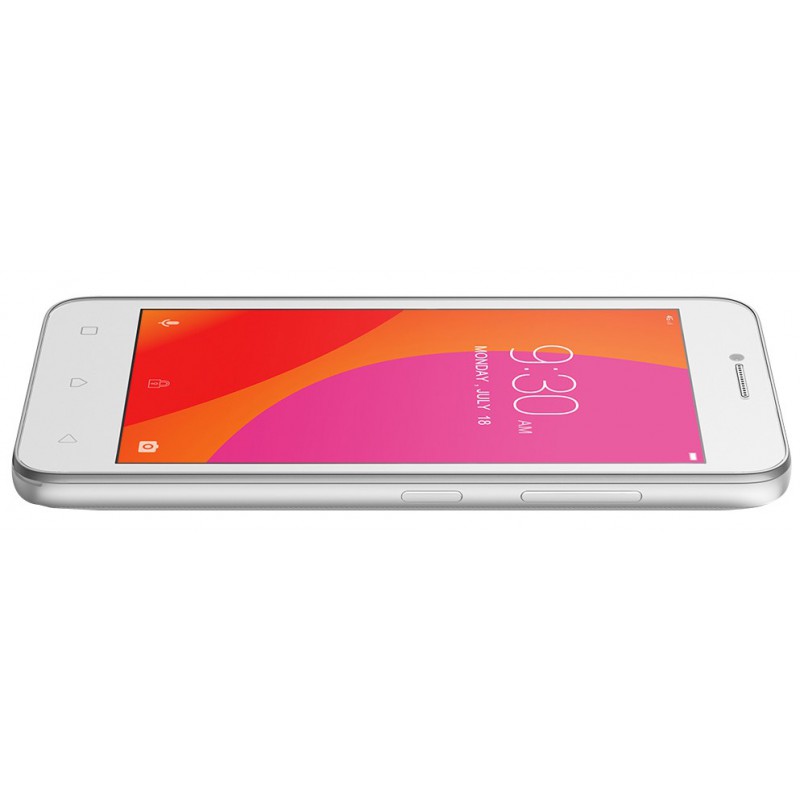 Téléphone Portable Lenovo B A2016 / 4G / Double SIM / Blanc + SIM Offerte