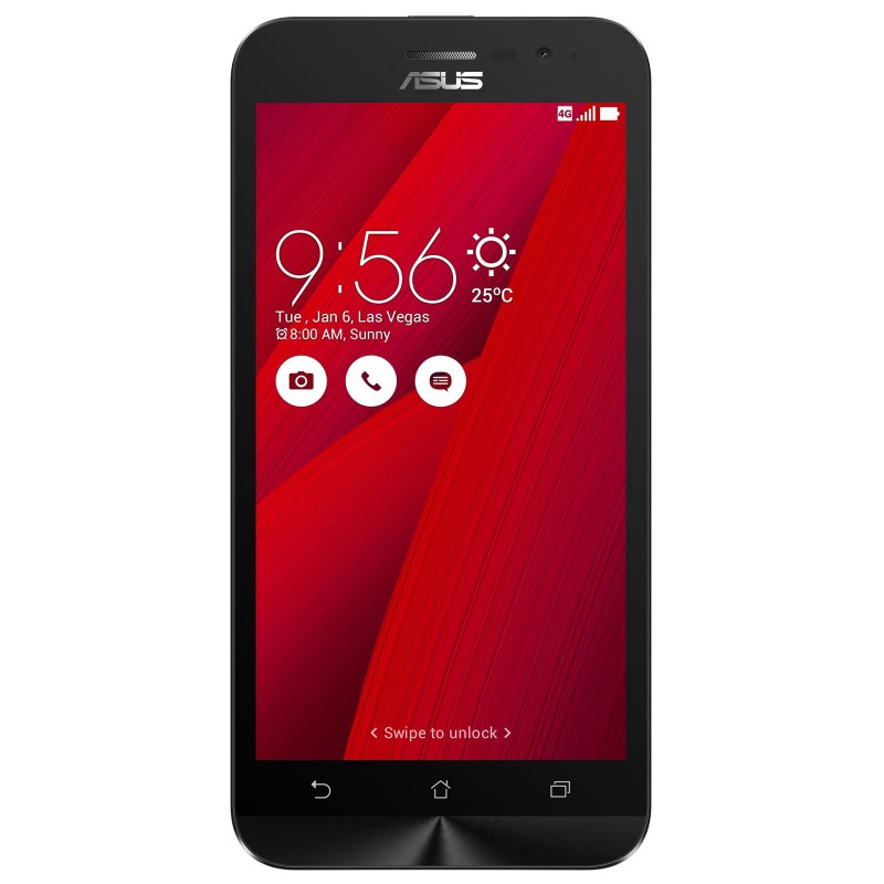 Téléphone Portable Asus ZenFone Go / 4G / Double SIM / Rouge + SIM Offerte